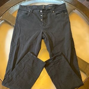 H&M slim fit black jeans 34